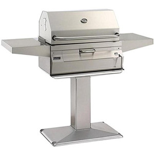 Fire Magic 22-SC01C-P6 Charcoal Legacy Patio Post Grill with Smoker Hood Fire Magic 22-SC01C-P6 Charcoal Legacy Patio Post Grill with Smoker Hood