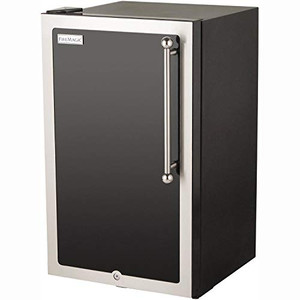Fire Magic 3598H-DL 20" 4.0 Cu. Ft. Echelon Black Diamond Left Hinge Compact Refrigerator - Black Fire Magic 3598H-DL 20" 4.0 Cu. Ft. Echelon Black Diamond Left Hinge Compact Refrigerator - Black
