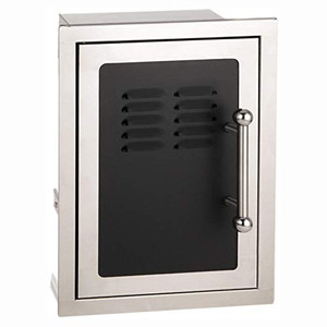 Fire Magic 53820HSC-TL Echelon Black Diamond 14" Left-hinged Louvered Single Access Door W/Propane Tank Storage & Soft Close Fire Magic 53820HSC-TL Echelon Black Diamond 14" Left-hinged Louvered Single Access Door W/Propane Tank Storage & Soft Close