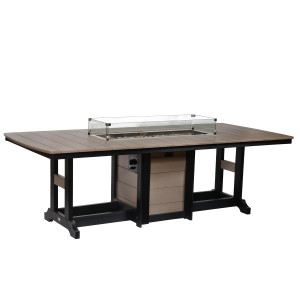 Berlin Gardens Garden Classic Hammered Top 44" x 96" Rectangular Fire Counter Table - GHFT4496C Berlin Gardens Garden Classic Hammered Top 44" x 96" Rectangular Fire Counter Table - GHFT4496C