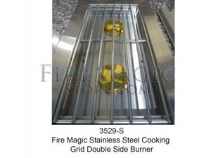 Fire Magic 3529-S Stainless Steel Cooking Grid for Double Side Burner Fire Magic 3529-S Stainless Steel Cooking Grid for Double Side Burner