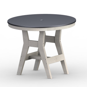 Berlin Gardens Harbor Dining Tables Hammered Top 38" Round Dining Table - HHFT0038D Berlin Gardens Harbor Dining Tables Hammered Top 38" Round Dining Table - HHFT0038D