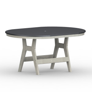 Berlin Gardens Harbor Counter Tables Hammered Top 48" Round Counter Table - HHFT0048C Berlin Gardens Harbor Counter Tables Hammered Top 48" Round Counter Table - HHFT0048C