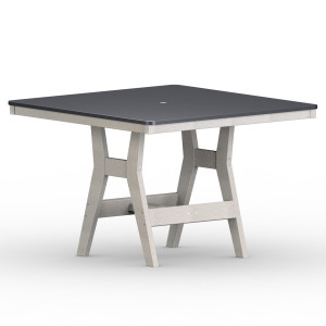 Berlin Gardens Harbor Dining Tables Hammered Top 44" Square Dining Table - HHFT0044D Berlin Gardens Harbor Dining Tables Hammered Top 44" Square Dining Table - HHFT0044D