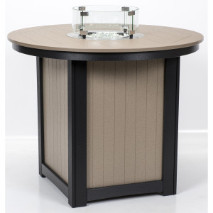 Berlin Gardens Donoma Hammered Top 44" Round Fire Table Counter - DHFT3644C Berlin Gardens Donoma Hammered Top 44" Round Fire Table Counter - DHFT3644C