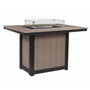 Berlin Gardens Donoma Hammered Top 42" x 54" Rectangular Fire Table Counter - DHFT4254C Berlin Gardens Donoma Hammered Top 42" x 54" Rectangular Fire Table Counter - DHFT4254C