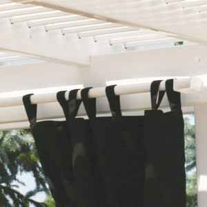 Berlin Gardens 40" Curtain Rod White or Bronze - BVPCR40