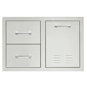 TrueFlame 33" 2-Drawer & Vented LP Tank Pull out Drawer Combo - TF-DC2-33LP TrueFlame 33" 2-Drawer & Vented LP Tank Pull out Drawer Combo - TF-DC2-33LP
