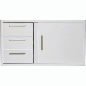 Blaze 39" Access Door & Drawer Combo - BLZ-DDC-39-R-LTSC Blaze 39" Access Door & Drawer Combo - BLZ-DDC-39-R-LTSC