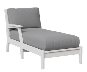 Berlin Gardens Classic Terrace Chaise Right Arm Chaise Lounge Chair - CTRCL3163 Berlin Gardens Classic Terrace Chaise Right Arm Chaise Lounge Chair - CTRCL3163