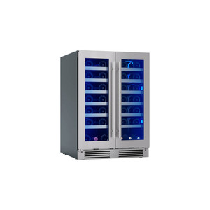Zephyr Presrv™ Dual Zone French Door 24" Wine Cooler - PRW24C32CG Zephyr Presrv™ Dual Zone French Door 24" Wine Cooler - PRW24C32CG