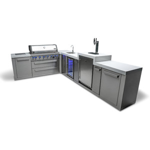 Mont Alpi MAi805 Island w/ Kegerator & Beverage Center - MAi805-90KEGBEV Mont Alpi MAi805 Island w/ Kegerator & Beverage Center - MAi805-90KEGBEV