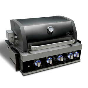 Mont Alpi 32" Black Stainless Steel Built-In Grill - MABi400-BSS Mont Alpi 32" Black Stainless Steel Built-In Grill - MABi400-BSS