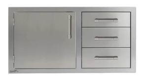 Alfresco 42" Door & Drawer Combos - AXE-DDC-L-42SC-P Alfresco 42" Door & Drawer Combos - AXE-DDC-L-42SC-P
