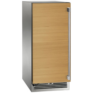 Perlick 15" Signature Series Indoor / Outdoor Cubelet Ice Maker with Panel Ready Solid Door Hinge Reversible - H80CIMW Perlick 15" Signature Series Indoor / Outdoor Cubelet Ice Maker with Panel Ready Solid Door Hinge Reversible - H80CIMW