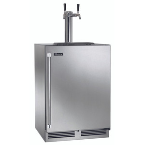 Perlick 24" Signature Series Indoor Beverage Dispenser with Stainless Steel Solid Door Two Tap - HP24TS-4-1-2 Perlick 24" Signature Series Indoor Beverage Dispenser with Stainless Steel Solid Door Two Tap - HP24TS-4-1-2