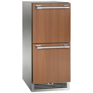 Perlick 15" Signature Series Outdoor Refrigerator with Panel Ready Drawers - HP15RO-4-6 Perlick 15" Signature Series Outdoor Refrigerator with Panel Ready Drawers - HP15RO-4-6