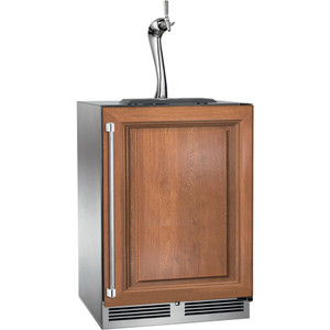 Perlick 24" Signature Series Indoor Adara Beverage Dispenser with Panel Ready Solid Door Single Tap - HP24TS-4-2-1A Perlick 24" Signature Series Indoor Adara Beverage Dispenser with Panel Ready Solid Door Single Tap - HP24TS-4-2-1A