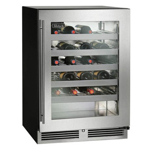 Perlick 24" ADA Compliant Series Indoor Wine Reserve with Stainless Steel Glass Door - HA24WB-4-3 Perlick 24" ADA Compliant Series Indoor Wine Reserve with Stainless Steel Glass Door - HA24WB-4-3
