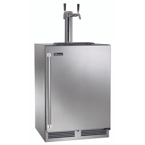 Perlick 24" C-Series Outdoor Beverage Dispenser with Stainless Steel Solid Door Two Tap - HC24TO-4-1-2 Perlick 24" C-Series Outdoor Beverage Dispenser with Stainless Steel Solid Door Two Tap - HC24TO-4-1-2