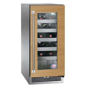 Perlick 15" Signature Series Indoor Wine Reserves with Panel Ready Glass Door - HP15WS-4-4 Perlick 15" Signature Series Indoor Wine Reserves with Panel Ready Glass Door - HP15WS-4-4