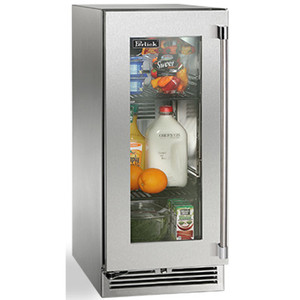 Perlick 15" Signature Series Outdoor Marine Grade Refrigerator with Stainless Steel Glass Door - HP15RM-4-3 Perlick 15" Signature Series Outdoor Marine Grade Refrigerator with Stainless Steel Glass Door - HP15RM-4-3