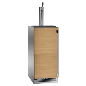 Perlick 15" Signature Series Indoor Beverage Dispenser with Panel Ready Solid Door 1 Tap - HP15TS-4-2-1 Perlick 15" Signature Series Indoor Beverage Dispenser with Panel Ready Solid Door 1 Tap - HP15TS-4-2-1
