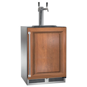 Perlick 24" Signature Series Outdoor Marine Grade Beverage Dispenser Panel Ready Solid Door, Single Tap - HP24TM-4-2-1 Perlick 24" Signature Series Outdoor Marine Grade Beverage Dispenser Panel Ready Solid Door, Single Tap - HP24TM-4-2-1