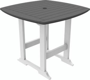 Seaside Casual Portsmouth Balcony Table 42 Inch x 42 Inch - SC-067 Seaside Casual Portsmouth Balcony Table 42 Inch x 42 Inch - SC-067