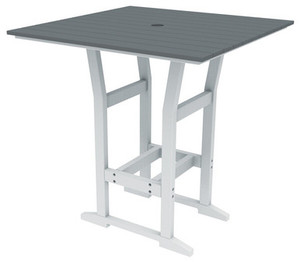 Seaside Casual Coastline Cafe Square Bar Table - SC-330 Seaside Casual Coastline Cafe Square Bar Table - SC-330