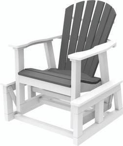 Seaside Casual Adirondack Shellback Single Glider - SC-116 Seaside Casual Adirondack Shellback Single Glider - SC-116