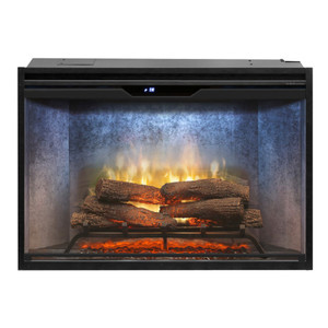 Dimplex Revillusion® 36" Built-In Firebox with Front Glass and Plug Kit - RBF36WC-FG  Dimplex Revillusion® 36" Built-In Firebox with Front Glass and Plug Kit - RBF36WC-FG