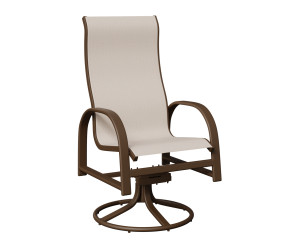Berlin Gardens Murphy High Back Padded Sling Swivel Rocker Dining Chair - MSRDHPS Berlin Gardens Murphy High Back Padded Sling Swivel Rocker Dining Chair - MSRDHPS