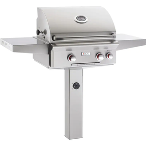 AOG T-Series 24" Propane Gas Grill On In-Ground Post With Rotisserie Burner - 24PGT AOG T-Series 24" Propane Gas Grill On In-Ground Post With Rotisserie Burner - 24PGT
