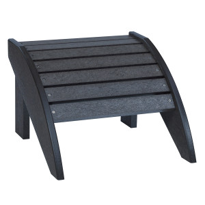 C. R. Plastics Footstool, Black - LIQUIDATION - F01-LIQ-BLACK