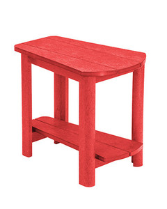C. R. Plastics Adirondack Side Table, Red - LIQUIDATION - T04-LIQ-RED