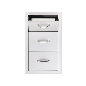 Summerset SSTDC-17 17" Vertical 2-Drawer & Paper Towel Holder Combo Summerset SSTDC-17 17" Vertical 2-Drawer & Paper Towel Holder Combo