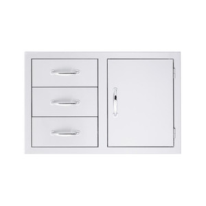 Summerset SSDC3-33 33" 3-Drawer & Access Door Combo Summerset SSDC3-33 33" 3-Drawer & Access Door Combo