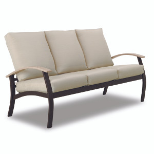 Telescope Belle Isle MGP Cushion Three-Seat Sofa w/ Polymer Accents Telescope Belle Isle MGP Cushion Three-Seat Sofa w/ Polymer Accents