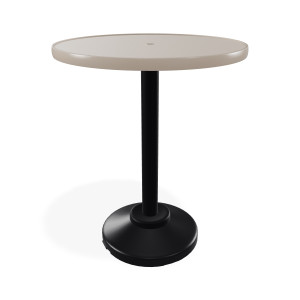 Telescope Balcony Height 30" Round Value Hammered Top Table w/ 80lb Pedestal Telescope Balcony Height 30" Round Value Hammered Top Table w/ 80lb Pedestal