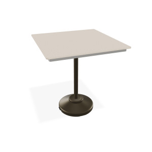 Telescope Balcony Height 36" Square MGP Top Table w/ 80lb Pedestal Telescope Balcony Height 36" Square MGP Top Table w/ 80lb Pedestal
