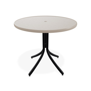 Telescope Balcony Height 42" Round Value Hammered Top Table