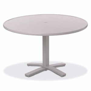 Telescope Balcony Height 48" Round Value Hammered Table w/ Pedestal Telescope Balcony Height 48" Round Value Hammered Table w/ Pedestal