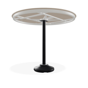 Telescope Bar Height 48" Round Top Table w/ 120lb Pedestal Telescope Bar Height 48" Round Top Table w/ 120lb Pedestal