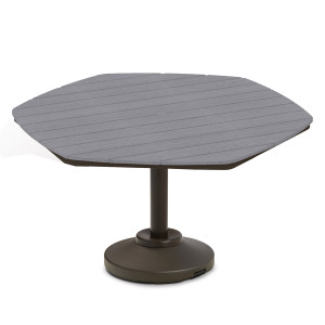 Telescope Dining Height 62" Hexagonal MGP Top Table Telescope Dining Height 62" Hexagonal MGP Top Table