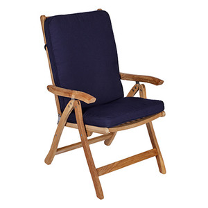 Royal Teak Estate Fullback Cushion - Navy Royal Teak Estate Fullback Cushion - Navy
