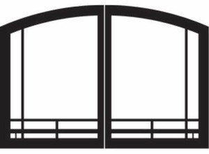 Empire Comfort Systems Mission Arch Door Set for Tahoe 42" Fireplaces - Matte Black Empire Comfort Systems Mission Arch Door Set for Tahoe 42" Fireplaces - Matte Black