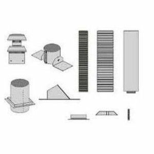 Empire Comfort Systems DVVK4FV Vertical Fireplace Direct Vent Kit for Tahoe Fire Empire Comfort Systems DVVK4FV Vertical Fireplace Direct Vent Kit for Tahoe Fire