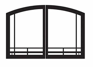 Empire Comfort Systems ECS VBR42TMHP Mission Arch Firebox Doors - Hammered Pewter Empire Comfort Systems ECS VBR42TMHP Mission Arch Firebox Doors - Hammered Pewter