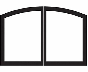 Empire Comfort Systems ECS VFR32SCBL Arch Fireplace Doors - Matte Black Empire Comfort Systems ECS VFR32SCBL Arch Fireplace Doors - Matte Black